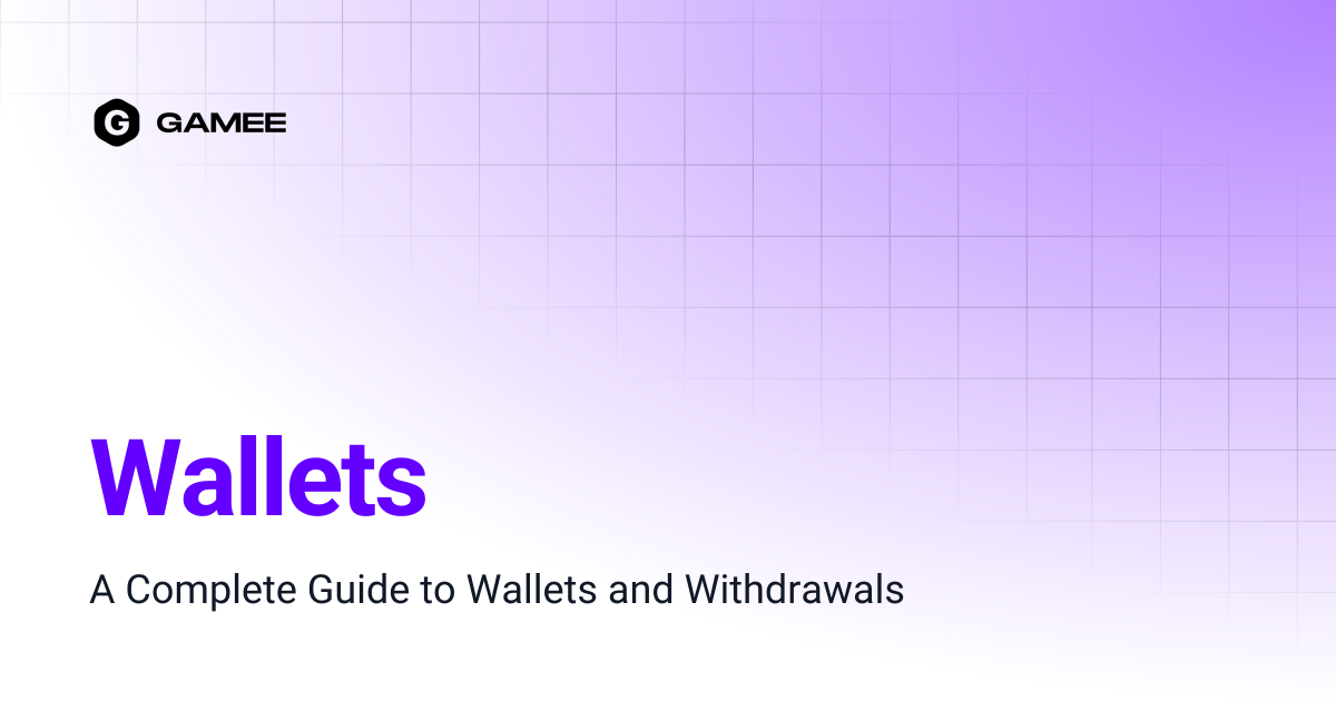 Wallets | GAMEE Wiki